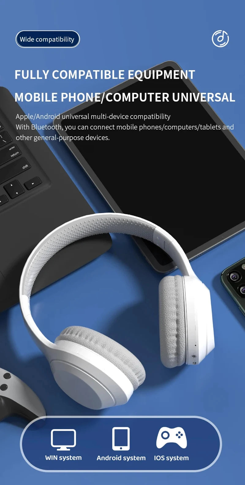 R10 Wireless Bluetooth 5.3 Gaming Earbuds - Ultra-Long Battery Life HiFi Stereo Headset
