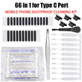 Universal Phone Cleaning & Dust Protection Kit - Speaker Mesh, Dust Plugs & Brush Set for iPhone