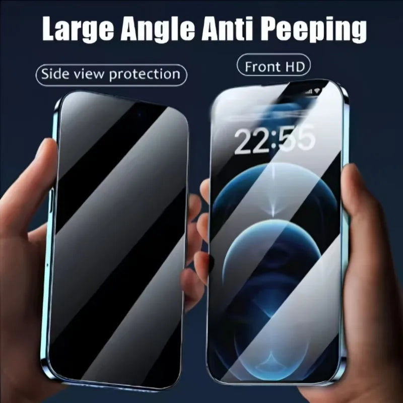 Premium Anti-Spy Privacy Full-Coverage Tempered Glass (1-5 Pcs Pack)