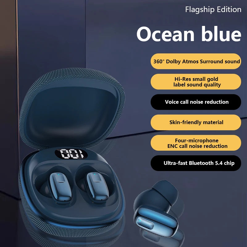 LX-5100 Wireless Gaming TWS Earbuds - Noise Cancelling Bluetooth Sports Headphones for iOS & Android