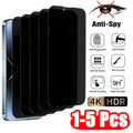 Premium Anti-Peep Privacy Tempered Glass (1-5 Pcs Pack) for iPhone
