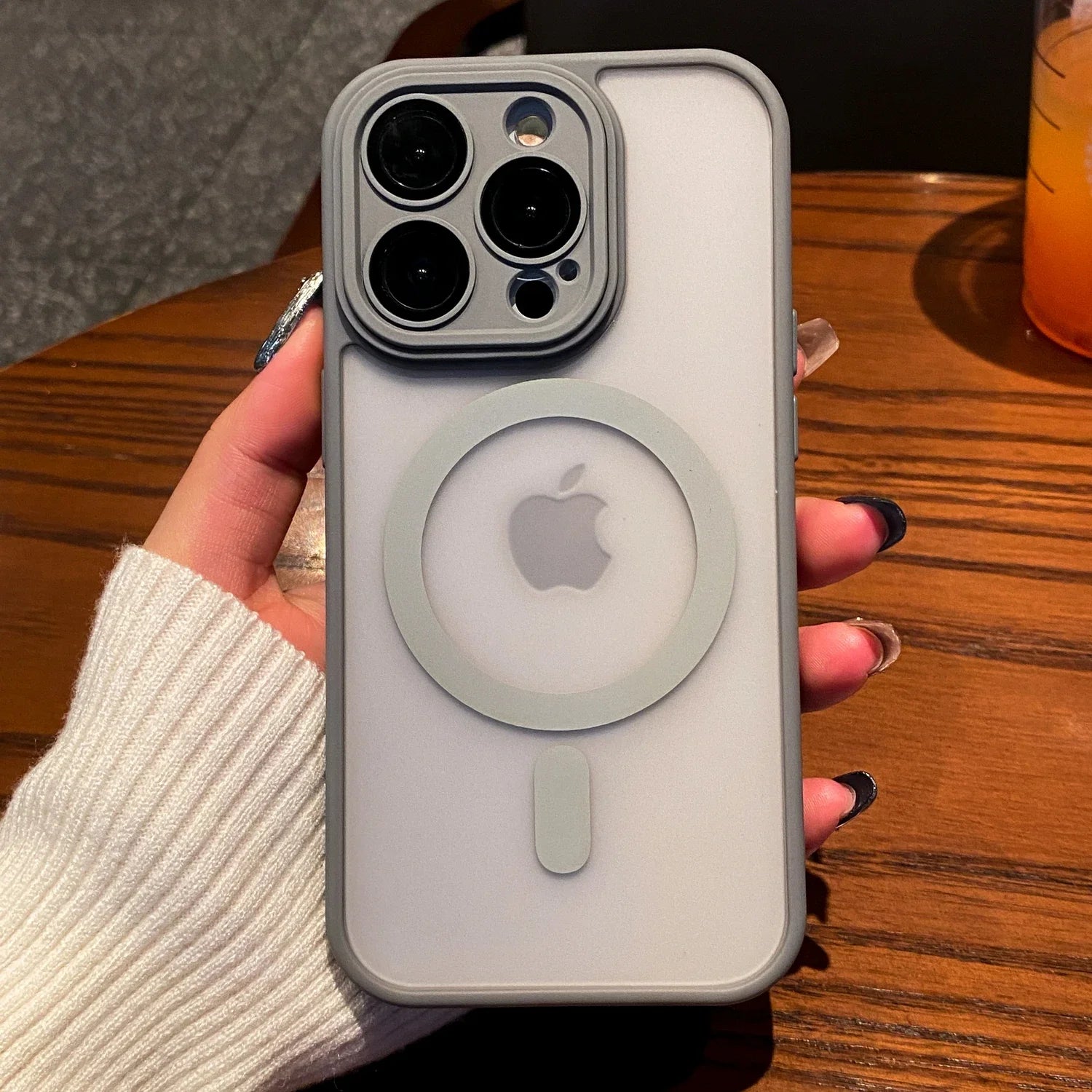 Luxury Matte Shockproof Magnetic Case for iPhone 16 & 15 Series - MagSafe Compatible