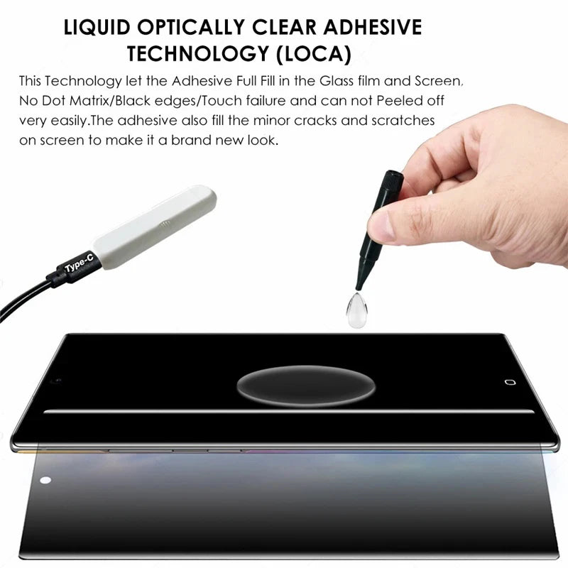 Premium UV Liquid Glue Privacy Tempered Glass for iPhone (15/16/17 Series)