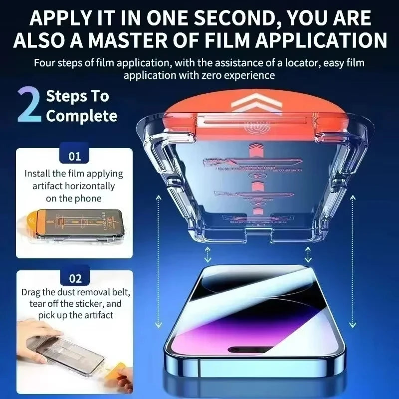 Premium Anti-Spy Privacy Tempered Glass Screen Protector for iPhone