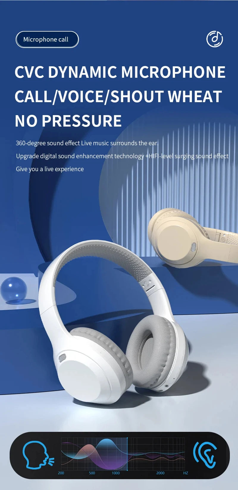 R10 Wireless Bluetooth 5.3 Gaming Earbuds - Ultra-Long Battery Life HiFi Stereo Headset