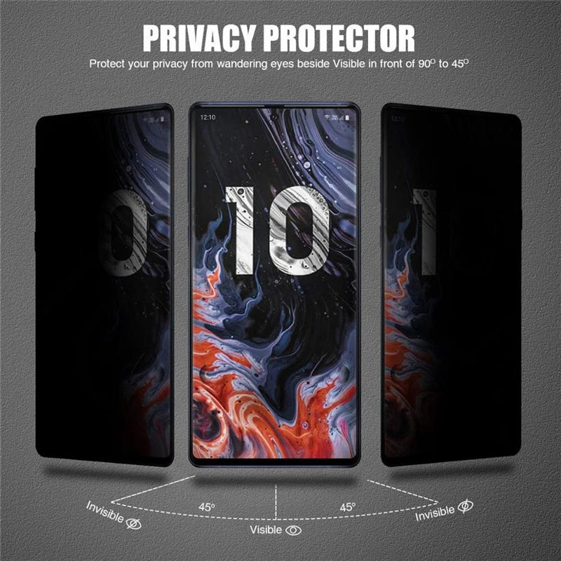 Premium UV Liquid Glue Privacy Tempered Glass for iPhone (15/16/17 Series)