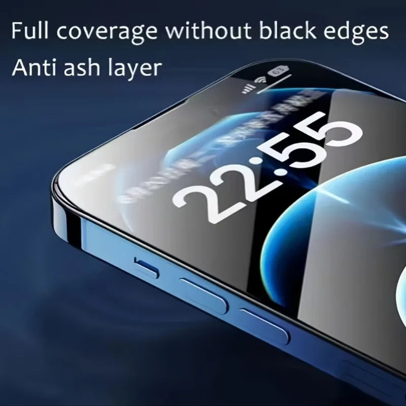 Premium Anti-Spy Privacy Full-Coverage Tempered Glass (1-5 Pcs Pack)