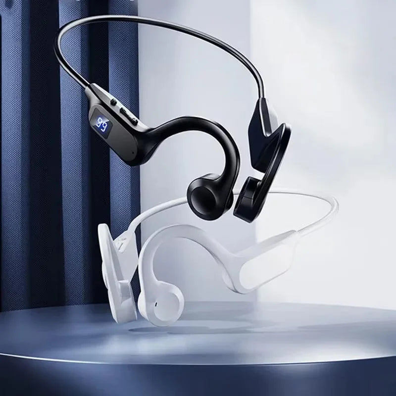 X7 Bone Conduction Swimming Headphones - Waterproof Wireless Sports Earbuds with Mic