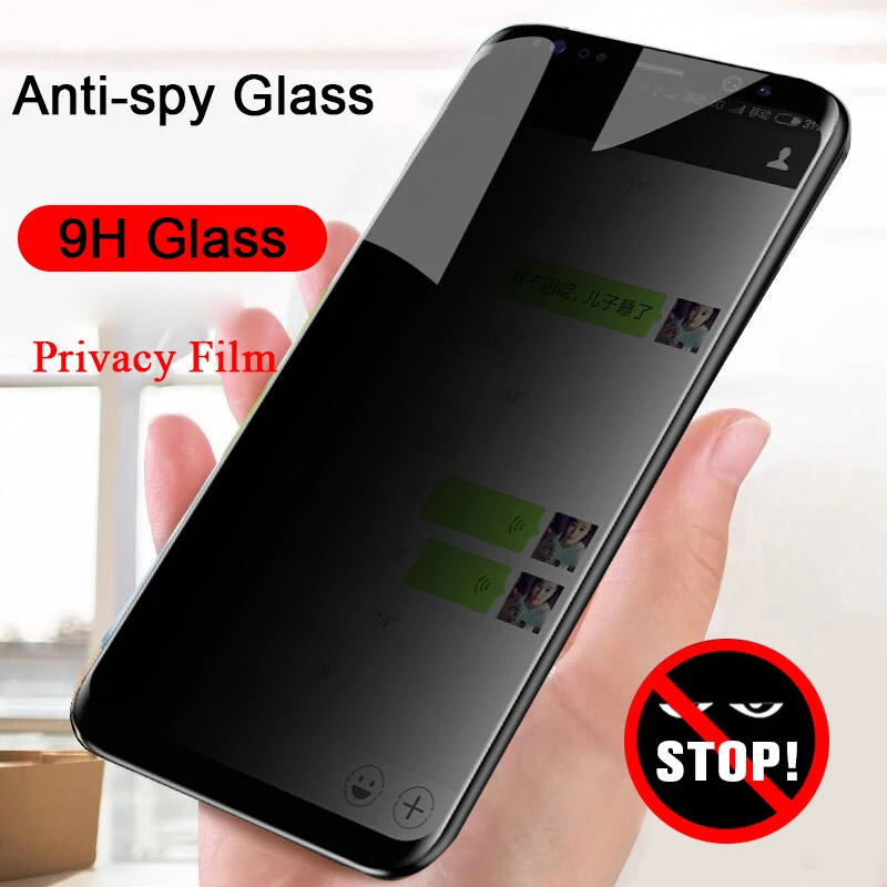 Premium UV Liquid Glue Privacy Tempered Glass for iPhone (15/16/17 Series)