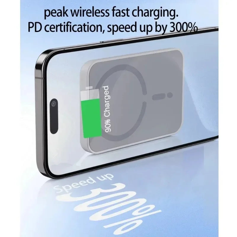 Magnetic Wireless Car Charger with MagSafe - Air Vent Phone Mount for iPhone 15/16/17 Series