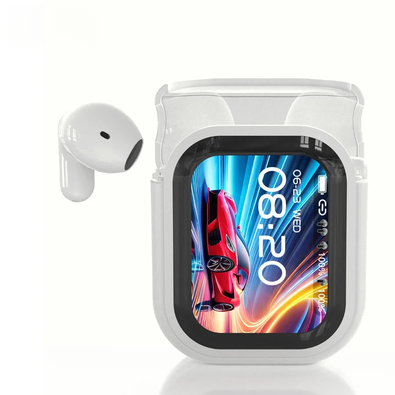 Smart Touchscreen TWS Earbuds with ANC & Real-Time AI Translation - Wireless Bluetooth Headphones