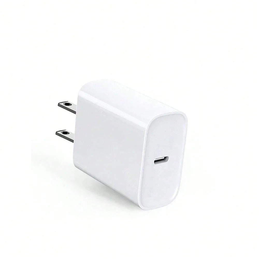 20W PD Fast Charger & USB-C Cable Set - Compatible with iPhone 15/16/17 Series