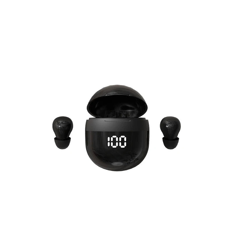 Invisible TWS Mini Bluetooth 5.3 Earbuds - Noise-Cancelling Wireless Headphones with Mic