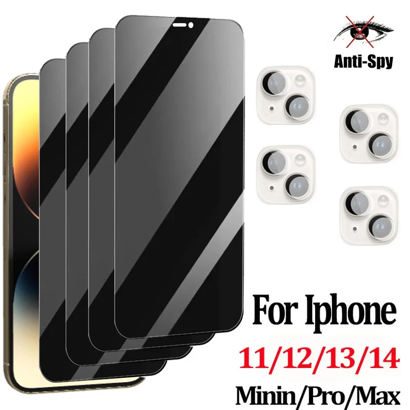 Premium Anti-Spy Privacy Tempered Glass for iPhone (15, 16 & 17 Series)