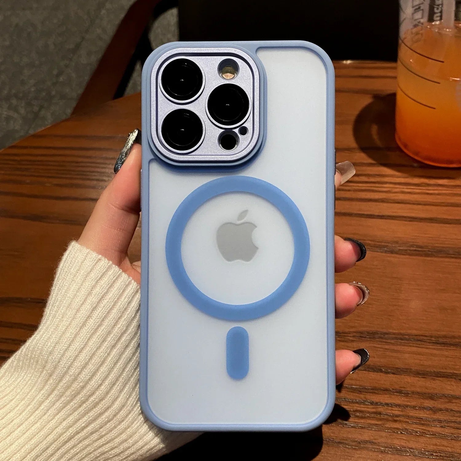 Luxury Matte Shockproof Magnetic Case for iPhone 16 & 15 Series - MagSafe Compatible