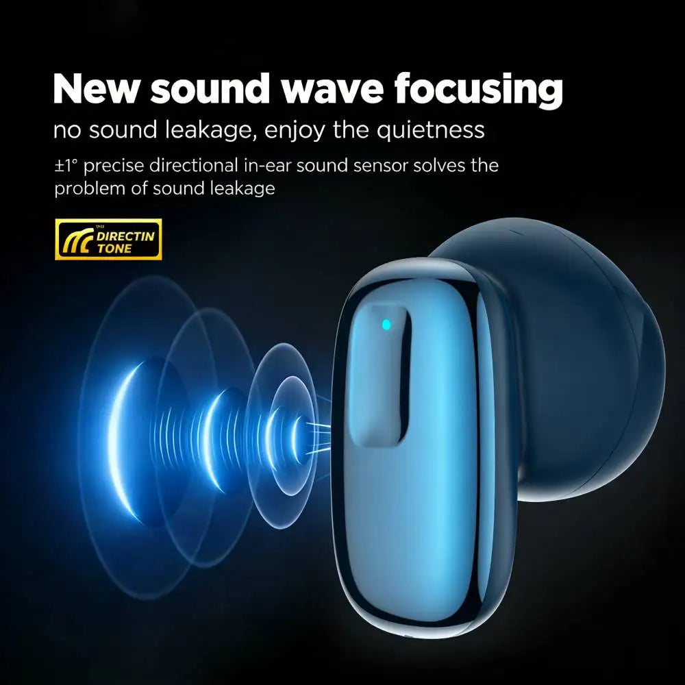 LX-5100 Wireless Gaming TWS Earbuds - Noise Cancelling Bluetooth Sports Headphones for iOS & Android