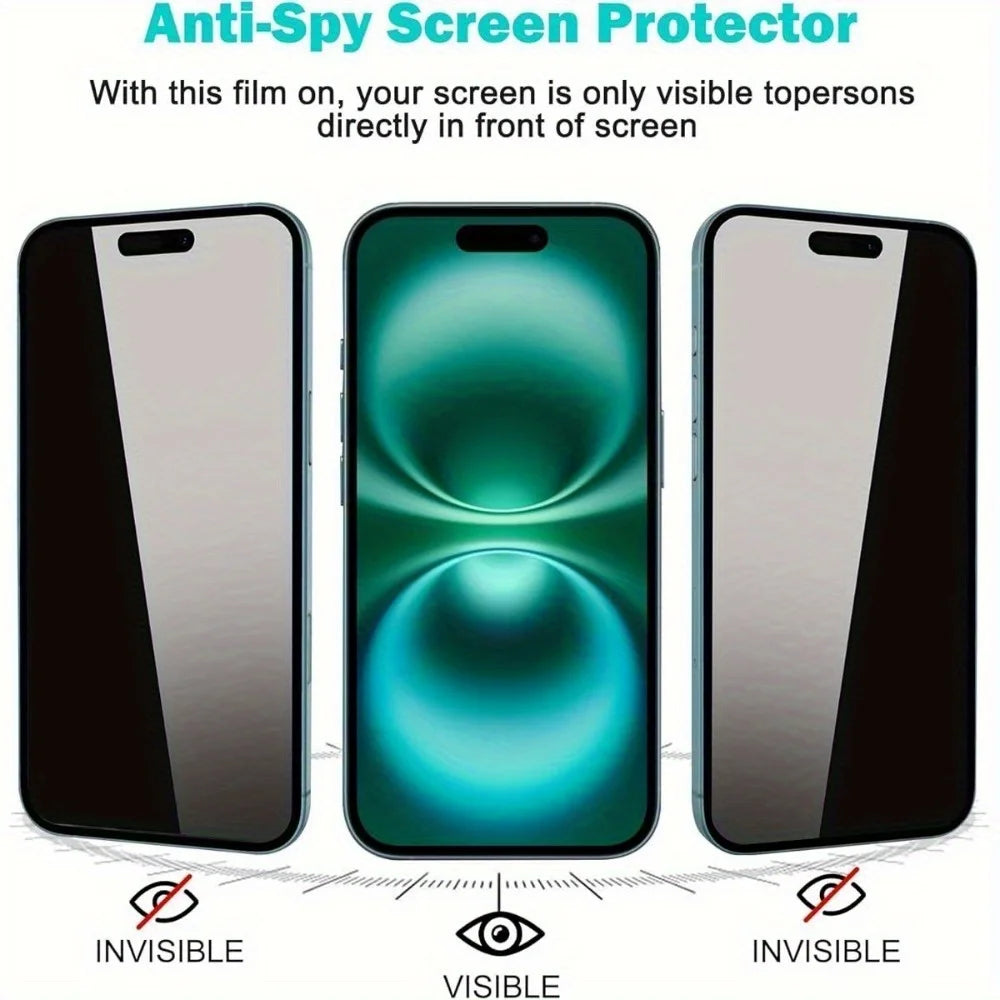 Premium Privacy Anti-Spy Tempered Glass Screen Protector for iPhone
