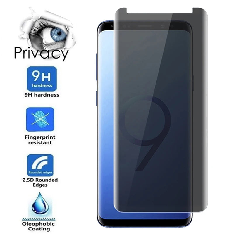 Premium UV Liquid Glue Privacy Tempered Glass for iPhone (15/16/17 Series)