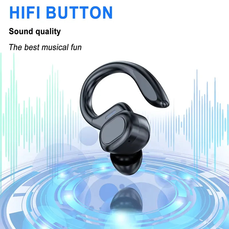 Lenovo Sports Wireless Earhooks Headphones - Bluetooth 5.3 Waterproof Earphones with Noise Reduction
