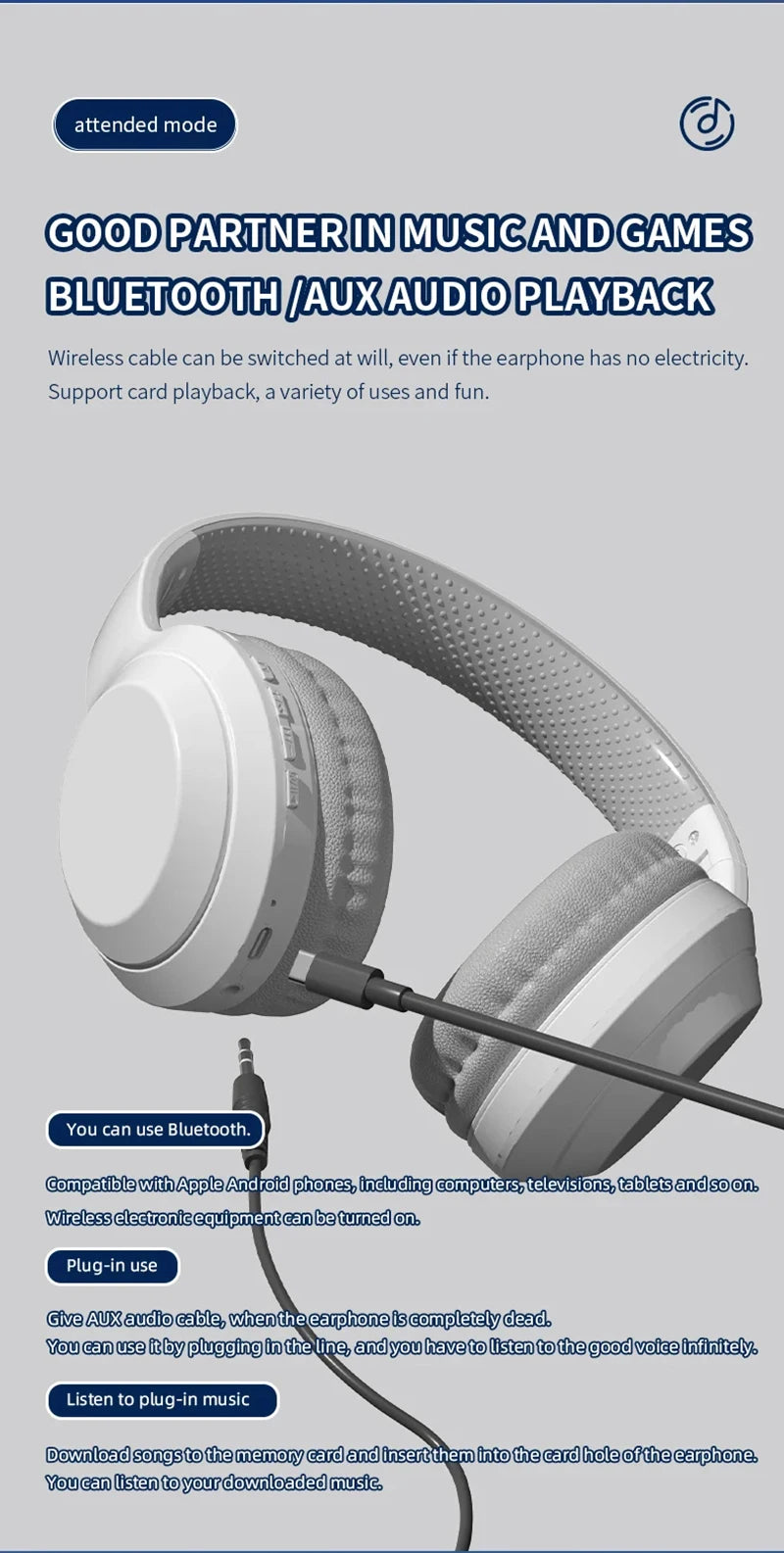 R10 Wireless Bluetooth 5.3 Gaming Earbuds - Ultra-Long Battery Life HiFi Stereo Headset