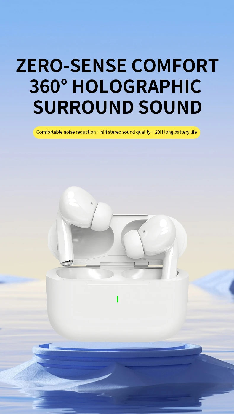 2025 Air Pro TWS Wireless Earbuds - HiFi Bluetooth Headphones with Noise Reduction & Waterproof Design