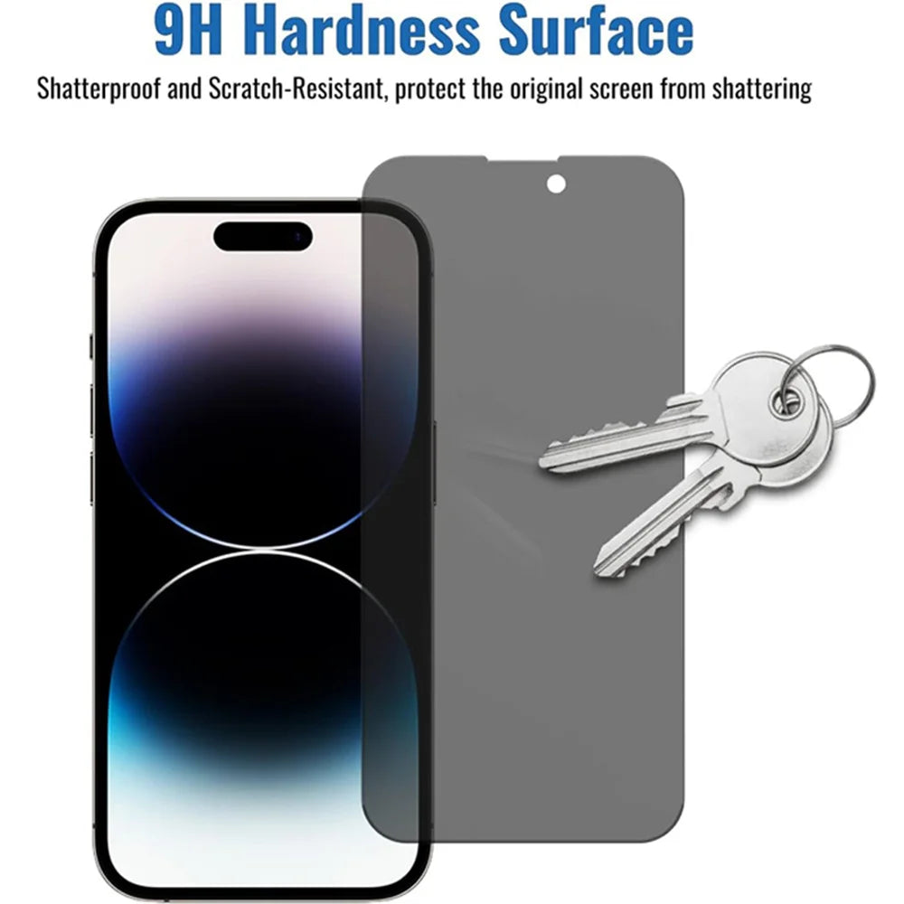 Premium 1-3 Pack Anti-Spy Privacy Tempered Glass for iPhone Series