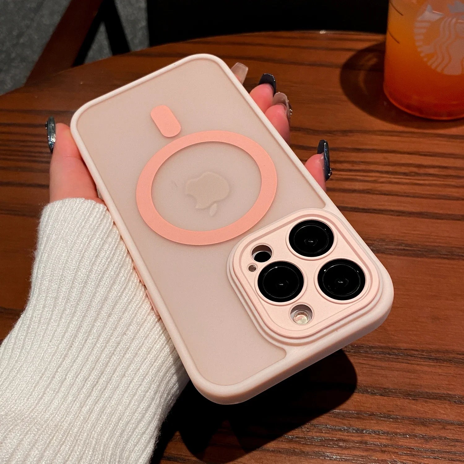 Luxury Matte Shockproof Magnetic Case for iPhone 16 & 15 Series - MagSafe Compatible