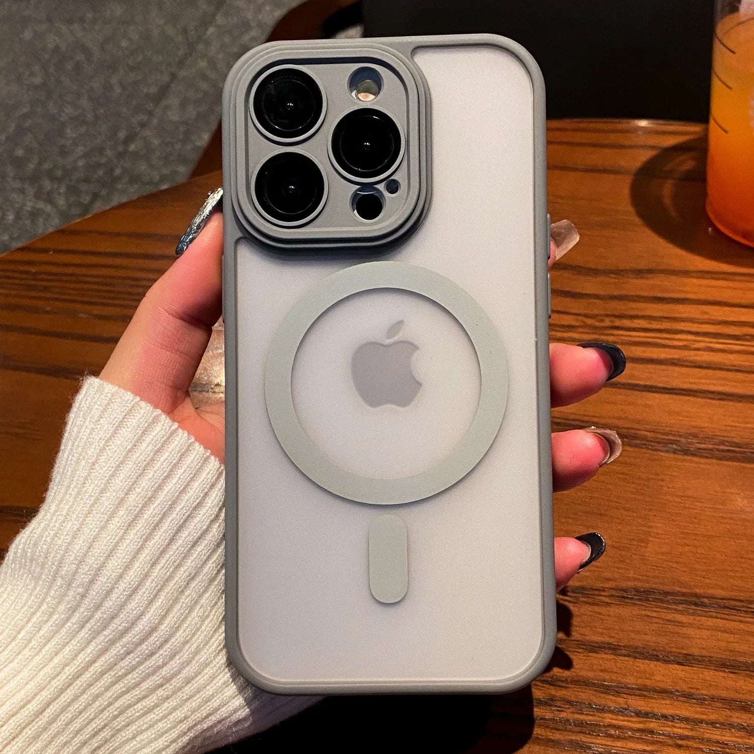 Luxury Matte Shockproof Magnetic Case for iPhone 16 & 15 Series - MagSafe Compatible