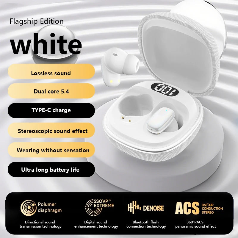 LX-5100 Wireless Gaming TWS Earbuds - Noise Cancelling Bluetooth Sports Headphones for iOS & Android