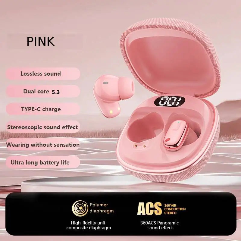LX-5100 Wireless Gaming TWS Earbuds - Noise Cancelling Bluetooth Sports Headphones for iOS & Android