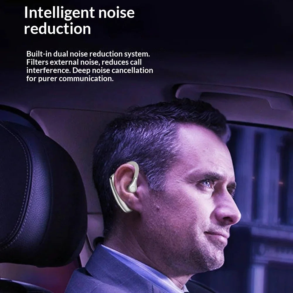 2025 Version Single Wireless Bluetooth Earphone – IPX7 Waterproof Sports & Driving Headset