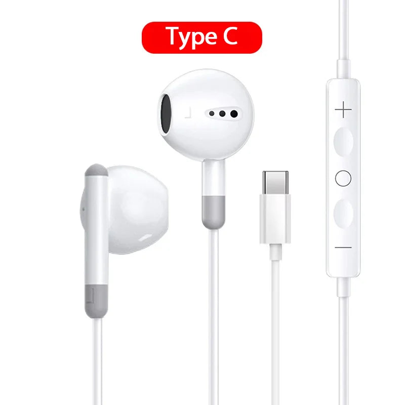 Premium Lightning Connector Wired Earphones for iPhone – Compatible with iPhone 14, 13, 12, 11, X, 8, 7 Series