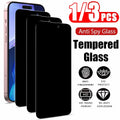 Premium 1-3 Pack Anti-Spy Privacy Tempered Glass for iPhone Series