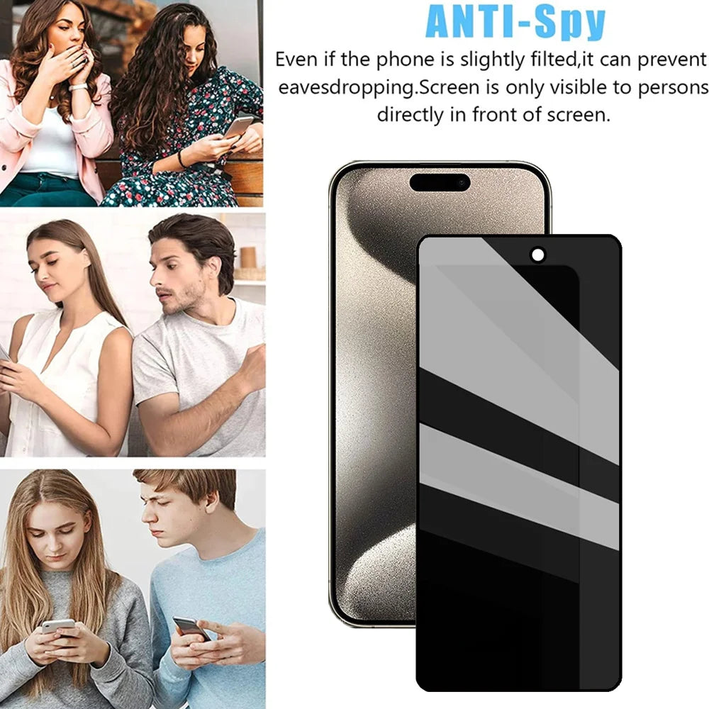 Premium 1-3 Pack Anti-Spy Privacy Tempered Glass for iPhone Series