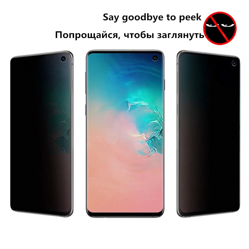 Premium UV Liquid Glue Privacy Tempered Glass for iPhone (15/16/17 Series)