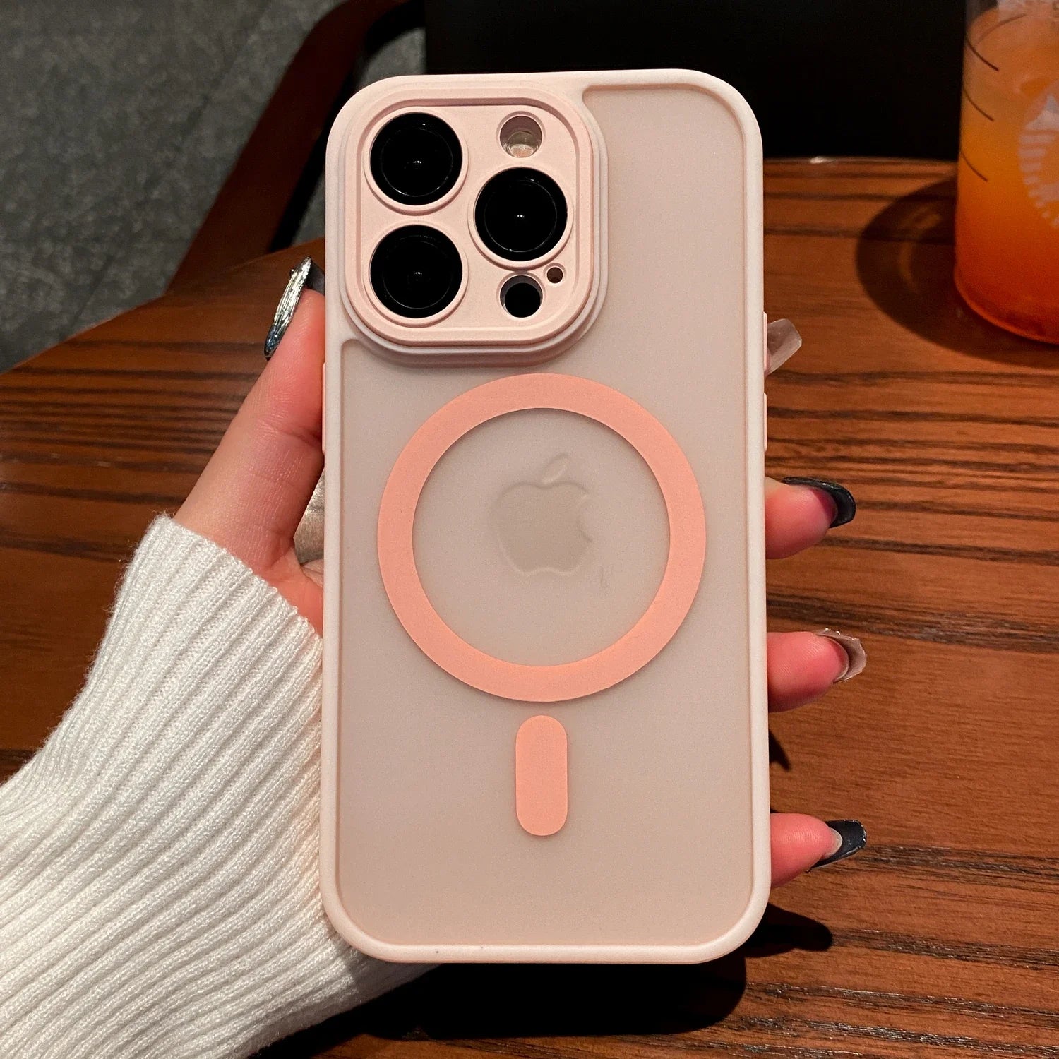 Luxury Matte Shockproof Magnetic Case for iPhone 16 & 15 Series - MagSafe Compatible