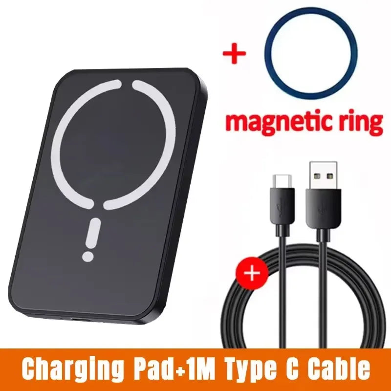 Magnetic Wireless Car Charger with MagSafe - Air Vent Phone Mount for iPhone 15/16/17 Series
